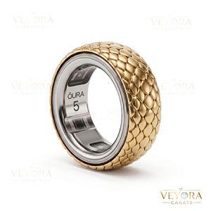 Anillo de Plata de Ley 925 con Diseño de Escamas de Dragón, Joyería Protectora de Lujo - Product Image 1