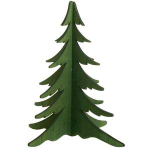 Arbre de Noël de table en bois et MDF de qualité supérieure, décoration de vacances pour une ambiance festive - Product Image 1