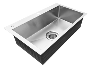 Évier de cuisine simple en acier inoxydable 304, large et gaufré, fait main, en vente directe d'usine du Vietnam à prix avantageux - Product Image 2