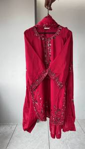 Trending Pink Patiala Salwar Suit 3 Piece Set Indian Pakistani Winter/Summer Festive Party Wear Slim Fit Silk <b>Kurti</b> Traditional - Product Image 2