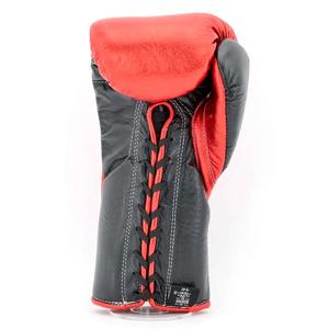 No Boxing No Life Gants de boxe professionnels en cuir de vachette à lacets, rembourrage épais à 4 couches, doigts entièrement protégés, évacuation de l'humidité - Product Image 3