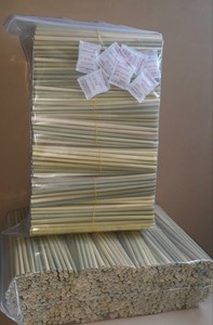 Pailles à boire en bambou biodégradables et compostables, sans PFAS, 200 mm, pour restaurants et cafés - Product Image 5
