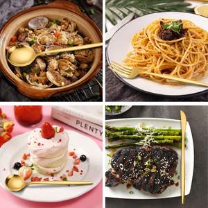 ชุดเครื่องครัวสเตนเลสสตีล ทนทาน เป็นมิตรต่อสิ่งแวดล้อม เหมาะสำหรับงานเลี้ยงฉลองครบรอบ หรืองานเลี้ยงสังสรรค์ในบ้าน - Product Image 4