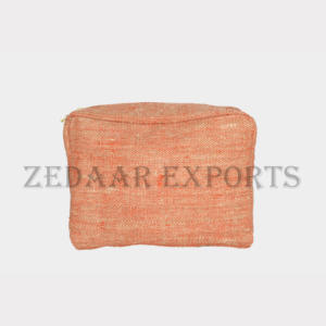 Wholesale Custom Linen Handbag India Eco-Friendly <b>Large</b> Capacity Cosmetic <b>Bags</b> Zipper Closure Fashion Custom Logo Check Pattern - Product Image 5