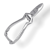 Coupe-ongles incurvé professionnel en acier inoxydable de qualité chirurgicale, robuste, pour podologie, ongles incarnés épais, à mâchoires larges