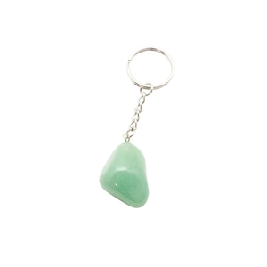 High quality Crystal Keychain Green aventurine Tumbled <b>Key</b> Chine Natural Stone <b>Key</b> <b>Holder</b> Gifts for Women <b>Key</b> <b>Chain</b> wholesale - Product Image 1