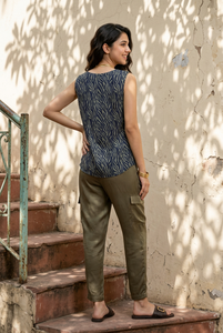 Top de Algodón Liso para Mujer, Ligero y Transpirable, de Manga Corta, Ropa Casual Diaria para Damas, Proveedor al por Mayor - Product Image 2