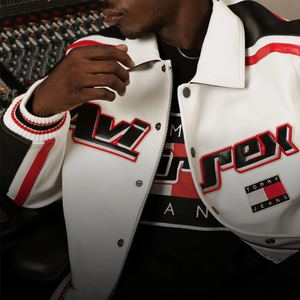 Vestes en cuir pour hommes Avirex de haute qualité, best-sellers, grandes tailles, différentes couleurs, col montant, coupe-vent - Product Image 5