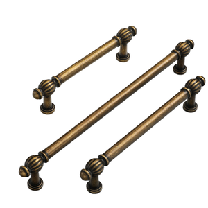 Poignée de meuble de luxe en laiton massif, design classique, pour tiroir de cuisine, armoire, placard, décoration intérieure - Product Image 1