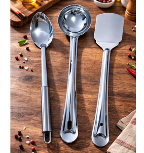 Premium Nonstick Heat Resistant Kitchen <b>Utensils</b> <b>Set</b> Premium Stainless Steel Crafts 3 Pcs <b>Set</b> For Cooking - Product Image 1