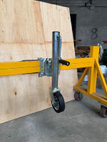 Nouveau support pivotant en acier pour élévateurs de langues de remorque, mouvement vertical automatique de bateau, pieds de semi-remorque, roue de jockey 1200L