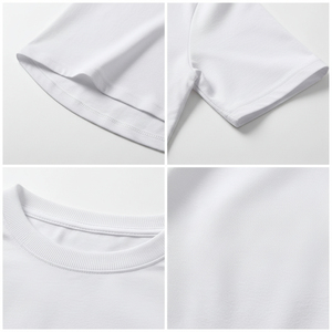 Camisetas Casuales para Hombre, Sin Arrugas, para Uso Diario, con Dobladillo Curvo, de Algodón y Poliéster, Diseño Liso, Personalizables - Product Image 6
