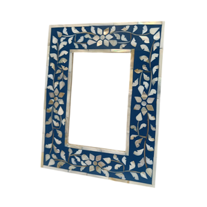 Luxury Mother of Pearl Inlay <b>Photo</b> <b>Frame</b> Indian Handmade <b>Black</b> Wooden MOP Picture <b>Frame</b> For Premium Tabletop Decor & Wholesale - Product Image 2