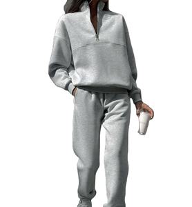 Survêtements pour femmes ensemble de costumes de jogging ensemble décontracté à manches longues survêtements de sport - Product Image 1