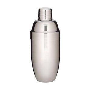 Shaker élégant pour mélanger les boissons avec corps en métal durable, passoire intégrée, finition polie, pour bars à domicile, cafés, salons, hôtellerie - Product Image 2