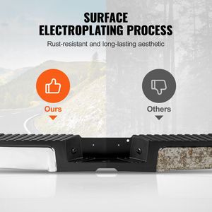 Parachoques Trasero de Repuesto Compatible con Ford F250/F350 Super Duty 2008-2016, Ensamblaje de Parachoques Trasero de Acero Cromado - Product Image 5