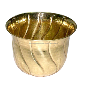 Cesta Doble Botánica Pintada a Mano Estilo Americano con Asa de Madera Natural para Accesorios de Hogar, Jardín y Restaurante - Product Image 2