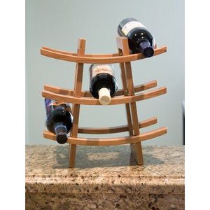 Porte-bouteilles en bois moderne pour comptoir, étagère modulaire pour la décoration de la maison, du bar ou de l'hôtel, Aqudus Saleem, luxe, capacité 3L - Product Image 3