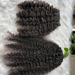 Cheveux de trame bouclés birmans 100% cheveux humains vierges vietnamiens bruts d'un seul donneur de haute qualité - Product Image 5