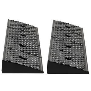 Rampa per Soglie in Gomma Rinforzata da 2 Pollici, Capacità di Carico 33069 Libbre, per Serbatoi di Drenaggio e Sedie a Rotelle - Product Image 5