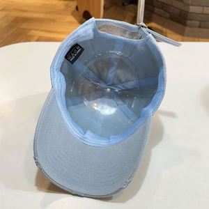 Gorra de Béisbol Desgastada de Moda para Hombre y Mujer, Gorras de Béisbol de Mezclilla Suave con Visera Curva - Product Image 5