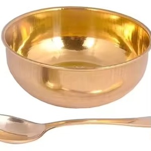 Tazón Multiusos de Metal para Servir, Tazón de Acero Inoxidable para Alimentos, Vajilla Elegante para Cocina y Comedor, Plato para Servir Ensaladas y Frutas - Product Image 1