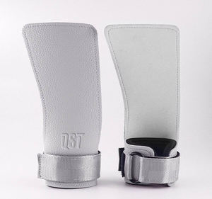 Agarraderas de gimnasio unisex antideslizantes de Hypalon QST para entrenamiento físico y levantamiento de pesas, agarraderas de Crossfit con protección para las muñecas - Product Image 4