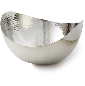 Golden Aluminium Fruits Serving Bowl For Decoration Dates Chocolate Dry Fruits Bowls - Product Image 3