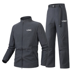Survêtement en nylon imperméable léger pour homme avec logo personnalisé, coupe-vent respirant, ensemble jogging deux pièces - Product Image 6