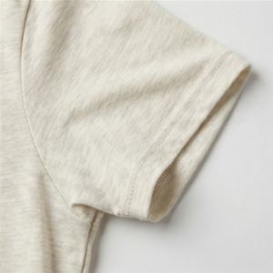 T-shirt 100 % coton pour femme, style décontracté, anti-boulochage, imprimé numérique uni, haut tendance été, couleur personnalisable - Product Image 6