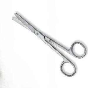 Ciseaux chirurgicaux droits à lame émoussée de 14 cm en acier inoxydable, personnalisés, de qualité supérieure, à usage unique, instruments chirurgicaux manuels - Product Image 3