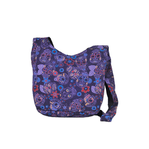 กระเป๋าผ้าฝ้ายทรงโฮโบสำหรับผู้หญิง - Product Image 1