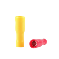 Connecteurs à sertir rapide FRD 5.5-156 entièrement isolés en PVC, type balle femelle et prise, en cuivre et laiton, pour usage automobile
