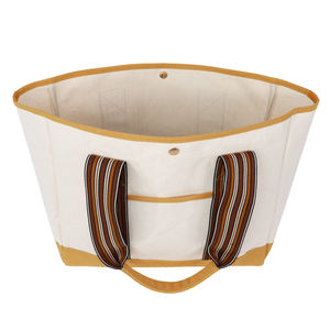 Bolsos Tote Innovadores para Mujer, Otoño, Cierre Abierto y Bordado Plano, Estilo Vintage, Rayado, Verano/Invierno - Product Image 3
