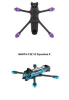 Kit de drone FPV Axisflying Manta 5 SE DC V2 O4 PRO-PNP/ELRS2.4G/LRS915/TBS GPS avec cadre en fibre de carbone