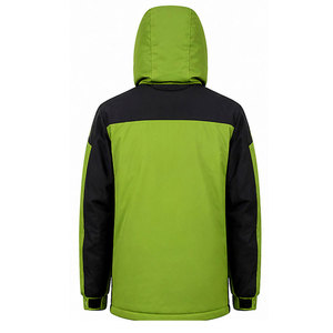 Veste parka imperméable pour homme avec design multi-poches, construction respirante et doublure chaude isolante - Product Image 2