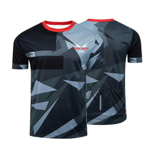 Camiseta Deportiva de Manga Corta con Estampado Geométrico para Hombre Ekin Impex, Cuello Redondo, Tejido de Punto de Secado Rápido, Corte Ajustado, Camisetas Personalizadas - Product Image 1