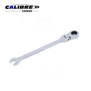 Llave combinada de trinquete con cabezal flexible TAIWAN CALIBRE de 8, 10 o 11 mm y 72 dientes, llaves de trinquete largas - Product Image 6