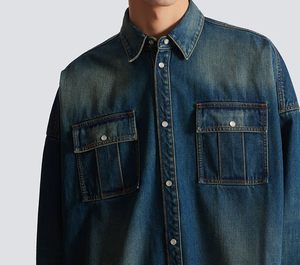 Camisa Casual de Manga Larga para Hombre, 100% Algodón, con Botones, Cómoda, Transpirable, Ecológica, de Secado Rápido, para Uso Diario, Talla Formal - Product Image 5
