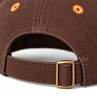 Casquette de baseball marron pour homme Iota-Phi-Theta, lettres grecques brodées or, ajustable, style décontracté, visière incurvée, six panneaux, en coton