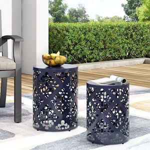 Tavolino S/2 in Metallo, Design Elegante per Casa o Ufficio - Product Image 3
