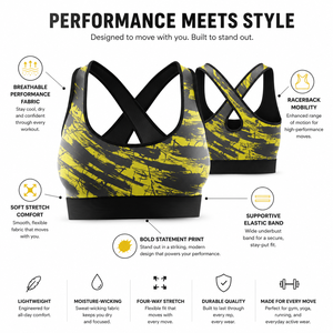 High Impact Women Sports Bra Padded Criss <b>Cross</b> Back Yoga Bra Breathable Seamless Fitness Gym Wear Athletic Workout Crop <b>Top</b> - Product Image 5