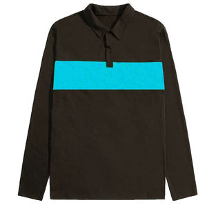 Nouveauté 2026 T-shirt à manches longues col rond unisexe, personnalisable avec logo brodé ou imprimé, vierge pour sublimation, 100% coton tricoté - Product Image 5