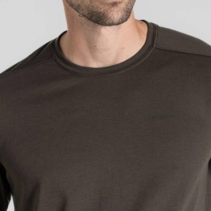 T-shirts décontractés personnalisés pour hommes, manches longues, en coton respirant, pour l'été, vente en gros, OEM, hauts légers style streetwear, directement de l'usine - Product Image 4