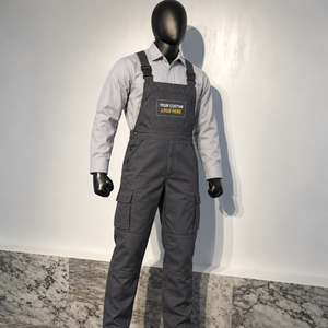 Combinaison de travail ignifuge en coton industriel certifiée CE/EU pour hommes, idéale pour l'entretien des installations et le personnel d'atelier - Product Image 5