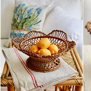 Nuevo Soporte para Pastel de Mimbre Hecho a Mano, Bandeja de Exhibición de Postres, Plato para Frutas, Decoración para el Hogar, Cocina y Fiestas - Product Image 4