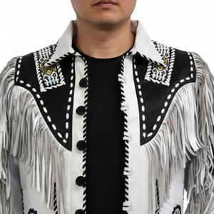 Veste de cowboy personnalisée de haute qualité, logo fin sur le devant, pour homme, hiver, service ODM OEM - Product Image 6