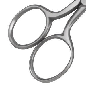 Baby Nail Safety Scissors 3.5 Inch Curved Rounded Tips Stainless Steel Infant Nail Scissors Polished Finish Safe Grooming Tool - Product Image 5