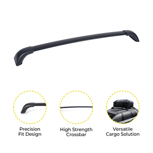 Barres transversales de toit de voiture en aluminium LCB-402142, porte-bagages universel pour toit, 2014-2019 - Product Image 6