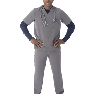 Sous-vêtements d'uniformes pour hommes, sous-vêtements d'infirmiers élégants pour hôpitaux, blouses médicales avec logo, uniformes pour hommes pour hôpitaux, blouses médicales - Product Image 2